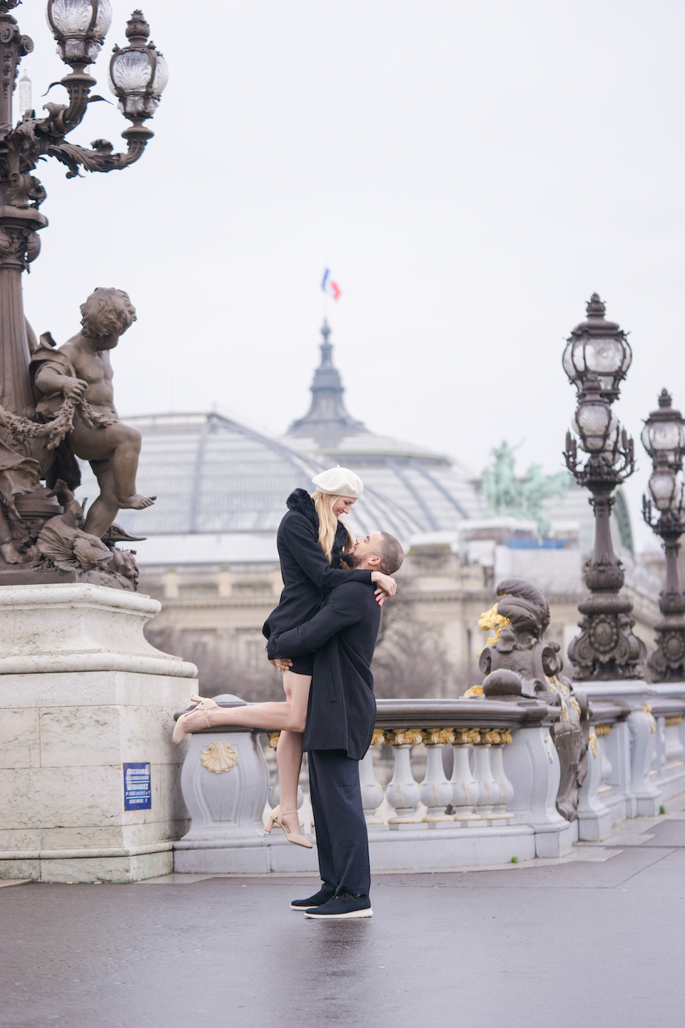 Pont Alexandre III view Grand Palais