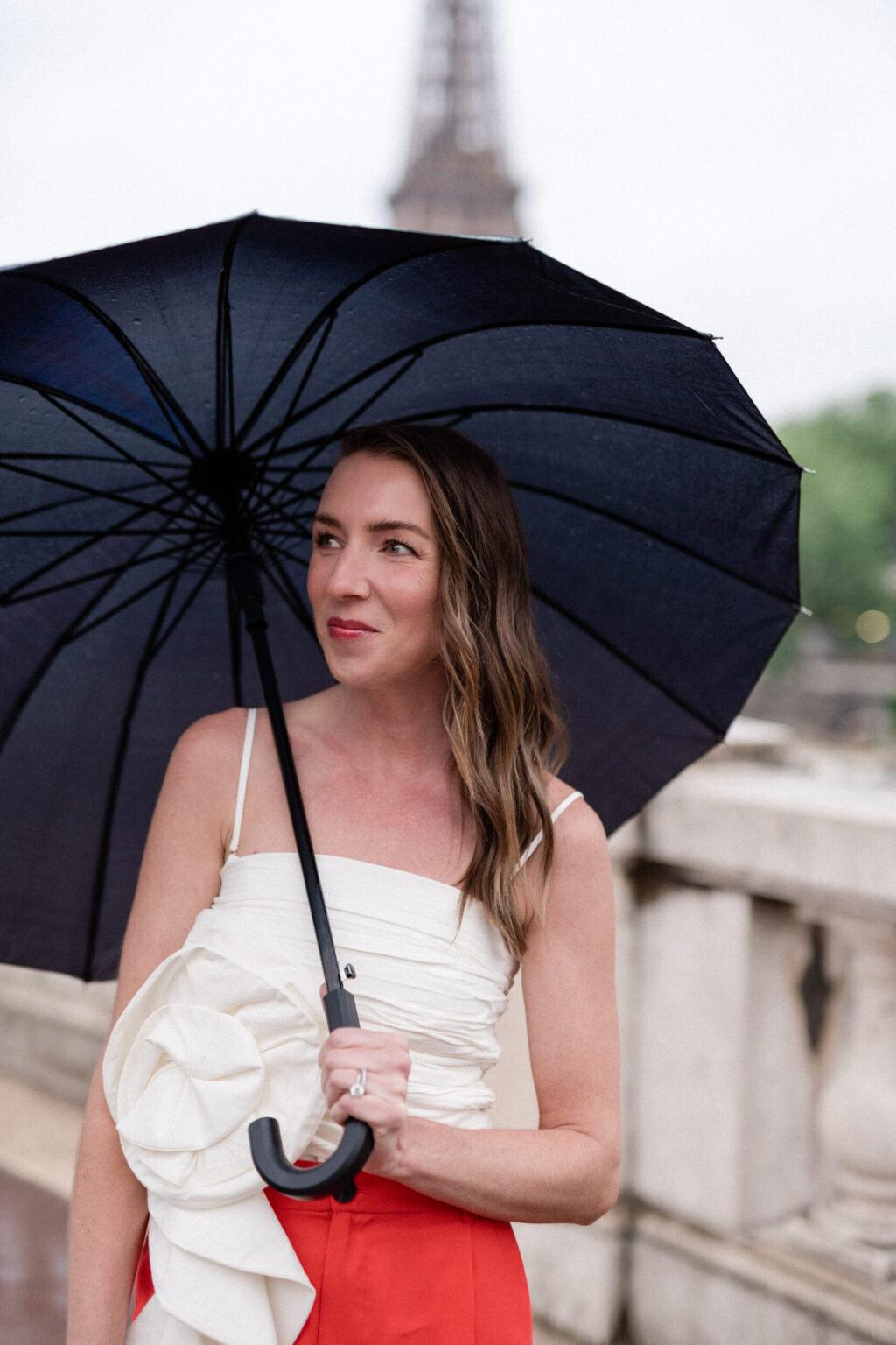 Paris Photo Session in the Rain